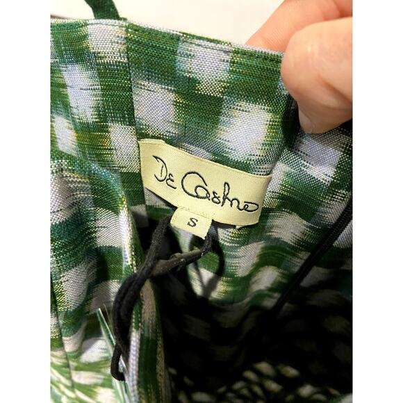De Castro Green Checkmate Dress size S - Picture 5 of 7